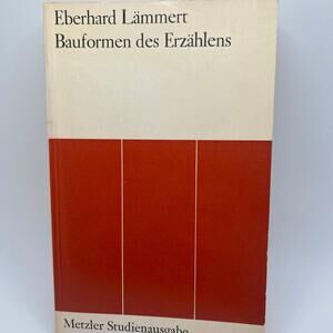 Bauformen des Erzählens (German Edition)  by Eberhard Lämmert 1968